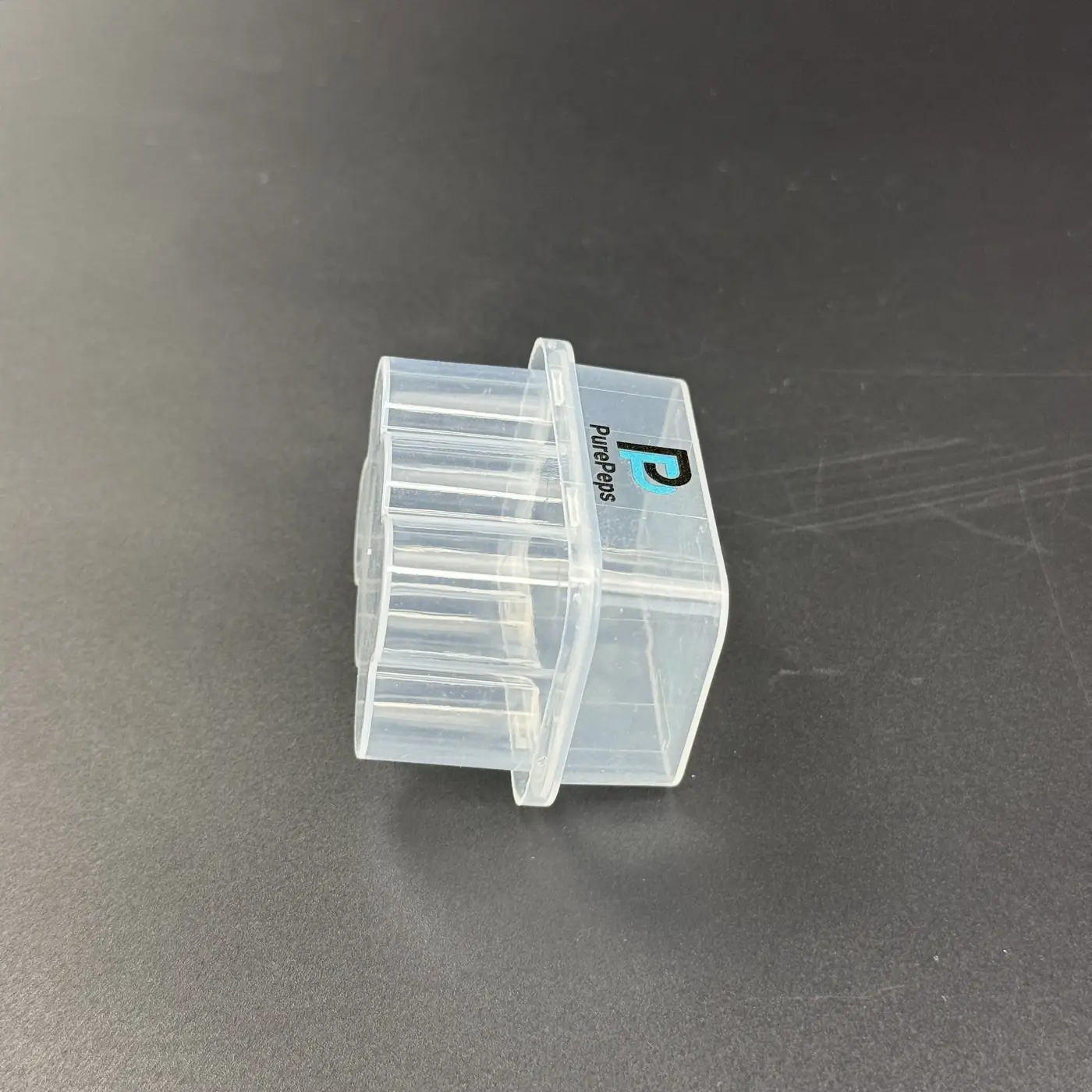 6 vial holder angled view